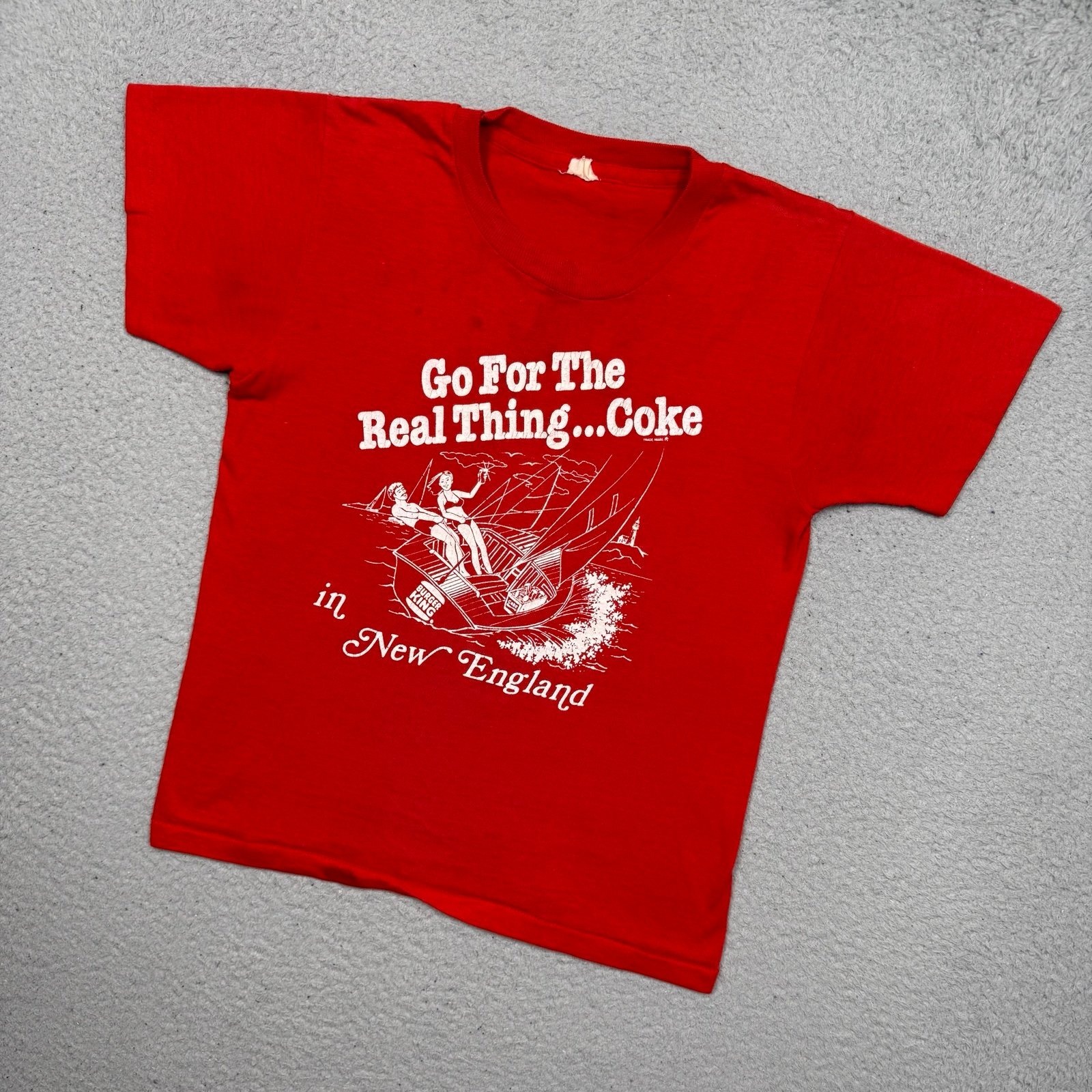 Kids Vintage 70s CocaCola Promotional TShirt
